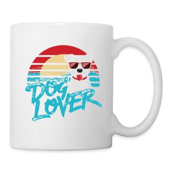 AMOUREUX DES CHIENS - Mug blanc - blanc - Droite