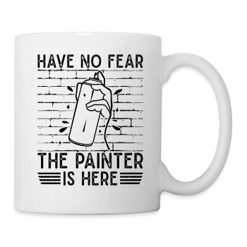 Artiste cool n’ayez pas peur Le peintre est là Motiv - Mug blanc - blanc - Droite