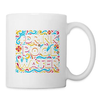 I Drink Pool Water 12 - Mug - white - Right