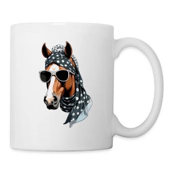Maman Cheval Cheval Amant Mère Cheval Fille - Mug blanc - blanc - Droite