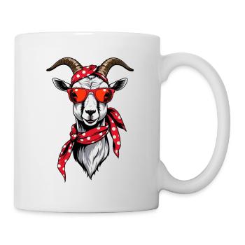 Drôle de maman chèvre parfaite pour la fête des mères - Mug blanc - blanc - Droite