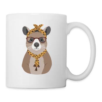 Drôle Capymama Capybara Fête des Mères - Mug blanc - blanc - Droite