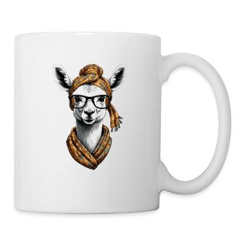 Funny Llama Alpaca Design for Moms - Mug - white - Right