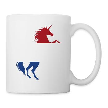 T-Shirt Licorne Drapeau Pays-Bas Licorne Magique - Mug blanc - blanc - Droite