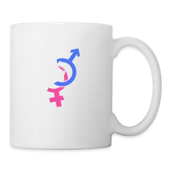 Gender Equality Symbol Unicorn T-Shirt Magical - Mug - white - Right