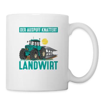 Fermier pour l’éternité Ferme agricole - Mug blanc - blanc - Droite
