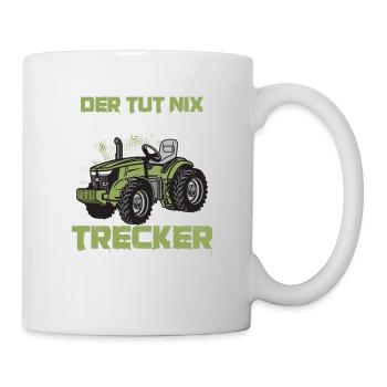He doesn't do anything He just wants to drive a tractor Farmer Burrow - Mug - white - Right