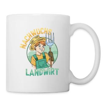 Jeune agriculteur agriculteur - Mug blanc - blanc - Droite