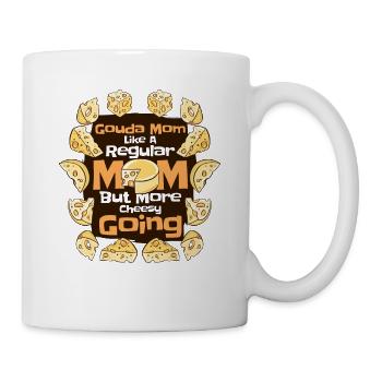 Gouda Maman Plus Fromagère Fromage Queso - Mug blanc - blanc - Droite