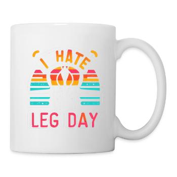I Hate Leg Day 36 - Mug - white - Right