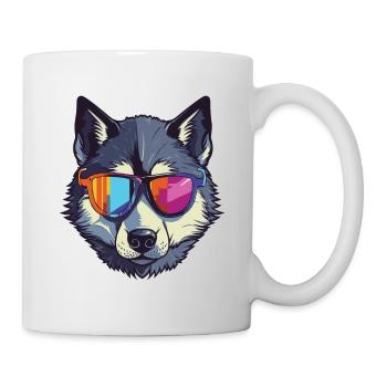 Husky Dog Head Cool - Mug - white - Right