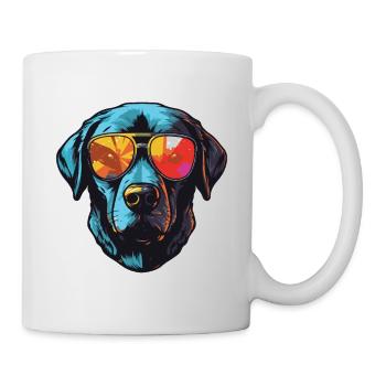Labrador Dog Head Cool - Mug - white - Right