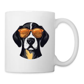 Beagle Dog Head Cool - Mug - white - Right