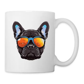 French Bulldog Dog Head - Mug - white - Right