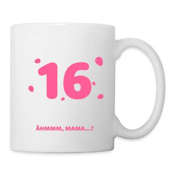 Enfin 16 Je peux tout faire, je sais tout - Mug blanc - blanc - Droite