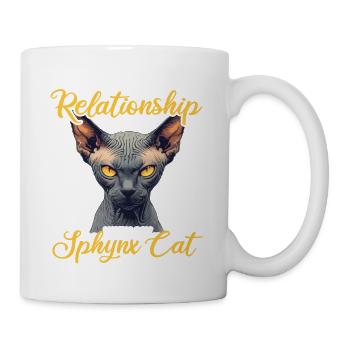Sphynx Kätzchen Sphynx Katze - Tasse - Weiß - Rechts