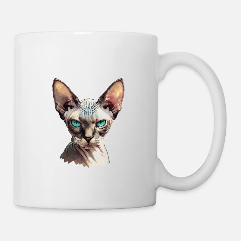 Sphynx Kätzchen Sphynx Katze - Tasse - Weiß
