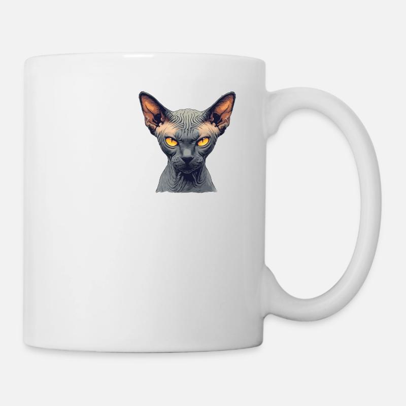 Sphynx Kätzchen Sphynx Katze - Tasse - Weiß