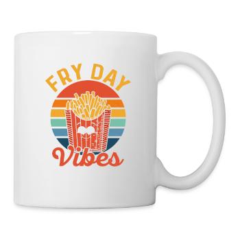 Celebrate Fry Day: Good Mood, Great Fries - Mug - white - Right