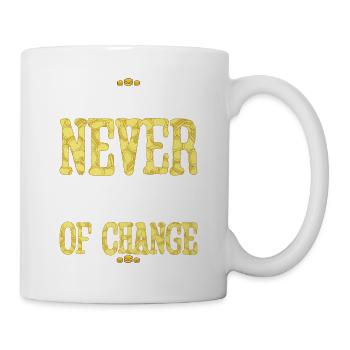 Change is Welcome: A Numismatist's Philosophy - Mug - white - Right