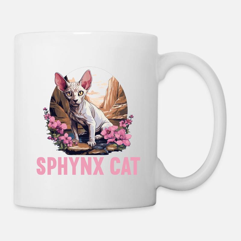 Sphynx Kätzchen Sphynx Katze - Tasse - Weiß