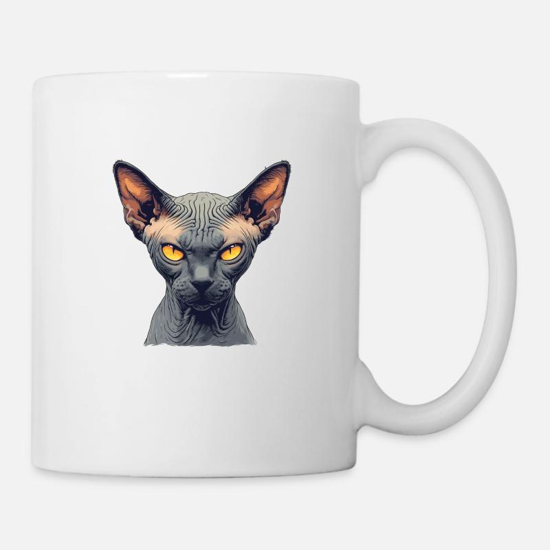 Sphynx Kätzchen Sphynx Katze - Tasse - Weiß