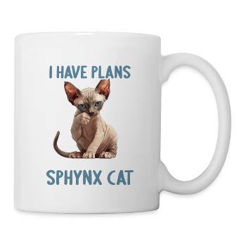 Sphynx Kätzchen Sphynx Katze - Tasse - Weiß - Rechts