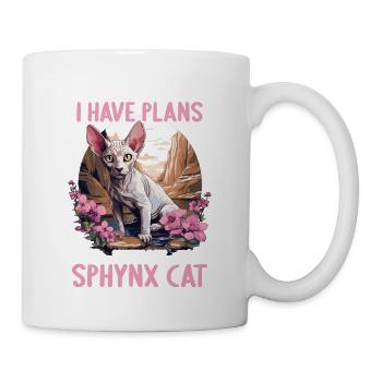 Sphynx Kätzchen Sphynx Katze - Tasse - Weiß - Rechts