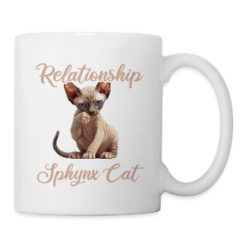 Sphynx Kätzchen Sphynx Katze - Tasse - Weiß - Rechts