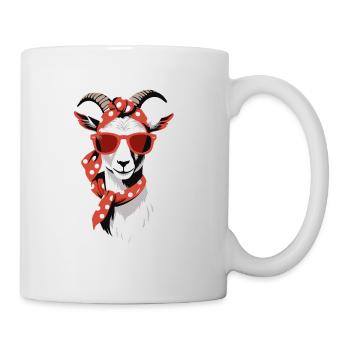 Lustige Mama Ziege Perfekt Zum Muttertag - Tasse - Weiß - Rechts