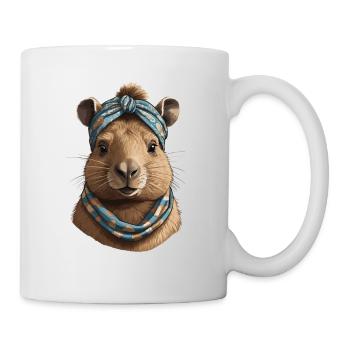 Funny Capymama Capybara Mom - Mug - white - Right