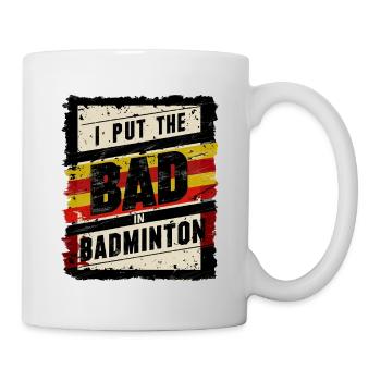 J’ai mis le mauvais dans le badminton 3 - Mug blanc - blanc - Droite