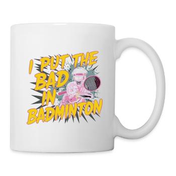 J’ai mis le mauvais dans le badminton 13 - Mug blanc - blanc - Droite
