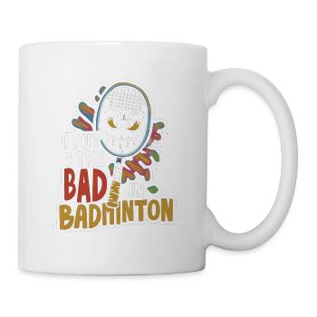 J’ai mis le mauvais dans le badminton 7 - Mug blanc - blanc - Droite