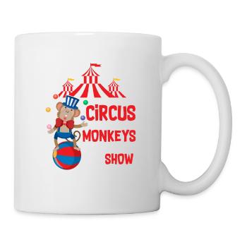 Actually This Is My Circus Costume Theme Party Act - Tasse - Weiß - Rechts