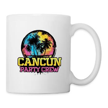 L’équipe de l’équipe de la fête de Cancun - Mug blanc - blanc - Droite
