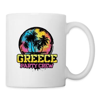 L’équipe de l’équipe de la fête en Grèce - Mug blanc - blanc - Droite