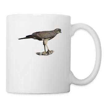 Autour des palombes - Oiseau de proie en Afrique - Vorgel - Mug blanc - blanc - Droite