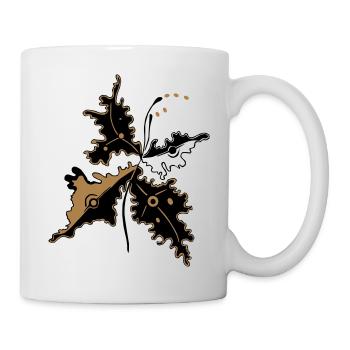 Ornement floral - Mug blanc - blanc - Droite