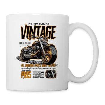 Motorcycle Bikers Motorbike Birthday Born In 1985 - Mug - white - Right