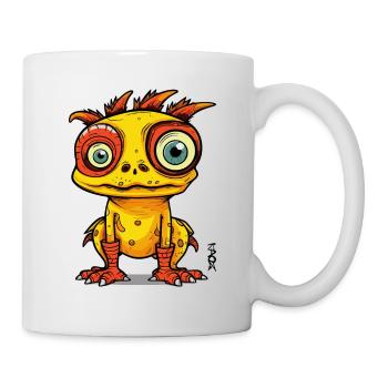 Fantasy Cartoon Monster Creature - Mug - white - Right