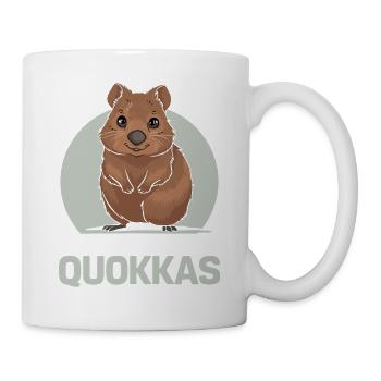 Lustiges Quokka Australien Tier Nur ein Junge - Tasse - Weiß - Rechts