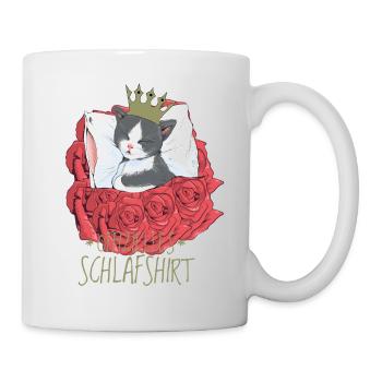 Chat Prince Roses Chats endormis Chaton - Mug blanc - blanc - Droite