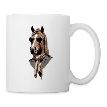 Mama Pferd Pferdeliebhaber Mutter Stilvolle - Tasse - Weiß - Rechts