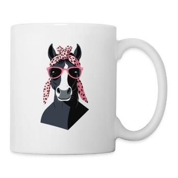 Maman Cheval Cheval Amant Mère Cheval Fille - Mug blanc - blanc - Droite