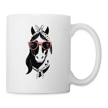 Maman Cheval Cheval Amant Mère Cheval Fille - Mug blanc - blanc - Droite
