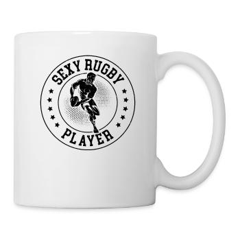 Sexy Rugby Player - Mug - white - Right