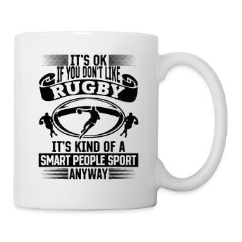Saison de rugby Citations de rugby Dicton de rugby - Mug blanc - blanc - Droite