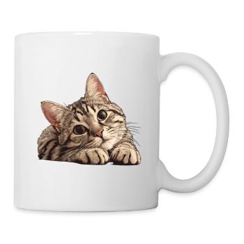 Tabby Kitten Tabby Cat - Mug - white - Right