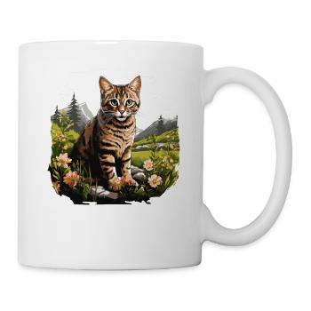 Tabby Kitten Tabby Cat - Mug - white - Right